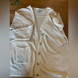 J. Crew cotton/linen blend sweater size med